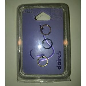 New 3pc Nose Ring Set